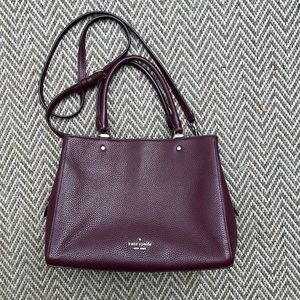 Kate Spade triple compartment satchel